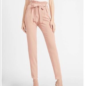 EXPRESS blush paper bag pants 0S NWT